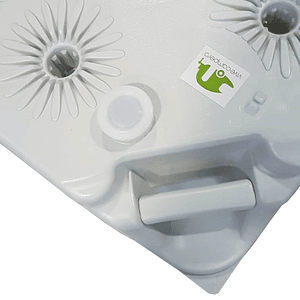 Estanque de Agua plano 60 litros pisable con rompeolas