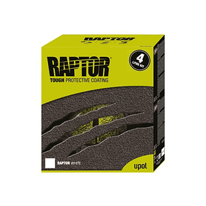 PINTURA RAPTOR KIT DE 4 LITROS - BLANCO
