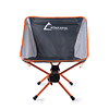 Silla Camping Láscar gris/naranja