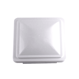 Tapa de claraboya tipo Ventline color blanco 356x356mm (14x14")