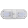 Foco LED 12/24V doble con interruptor blanco