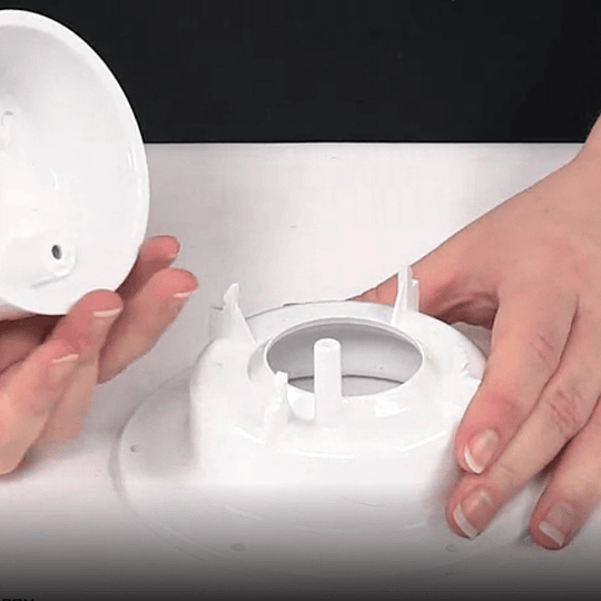 Ventilación para baño tipo gorro de ventilación blanco