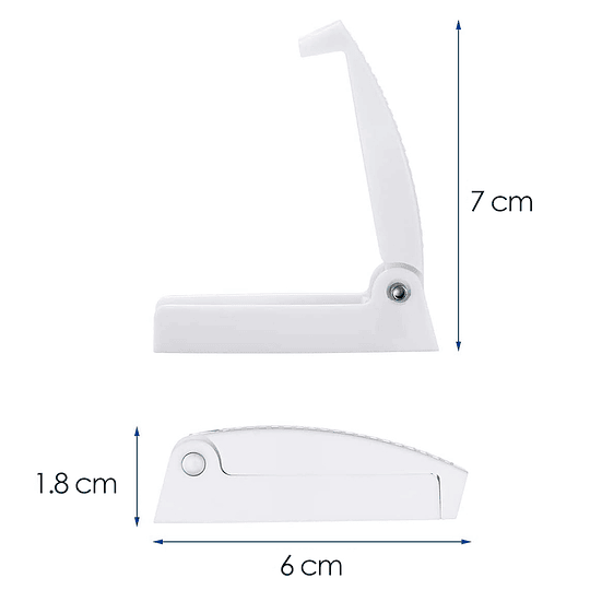 Sujetador tipo pinza para puerta