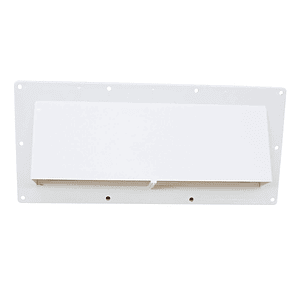 Ventilación de muro tipo flapper blanco para casa rodante, motorhome, camper