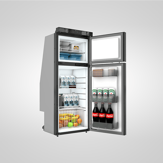 Refrigerador Grande De Doble Ala Con Revestimiento Metálico
