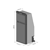 Refrigerador 96L 12V / 220V a compresor