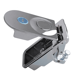 Chapa con botonera de acción a compresión con llave