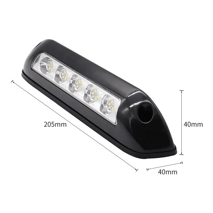 Foco LED 12V para exterior de 2.6W color negro 3