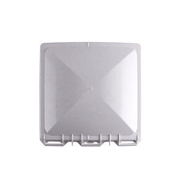 Tapa de claraboya tipo Jensen color blanco 360x360 mm (14x14")