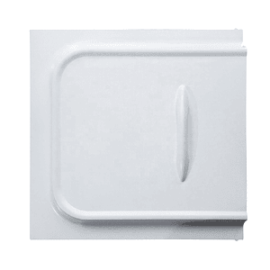 Tapa cubre cerradura deslizable para puerta interior