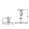 Soporte de mesa 60cm regulable en altura