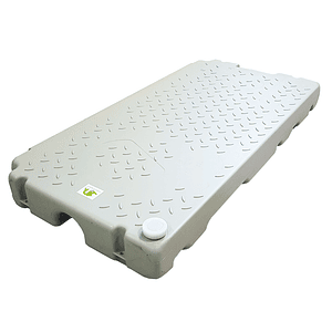 Estanque de Agua plano 40 litros pisable con rompeolas