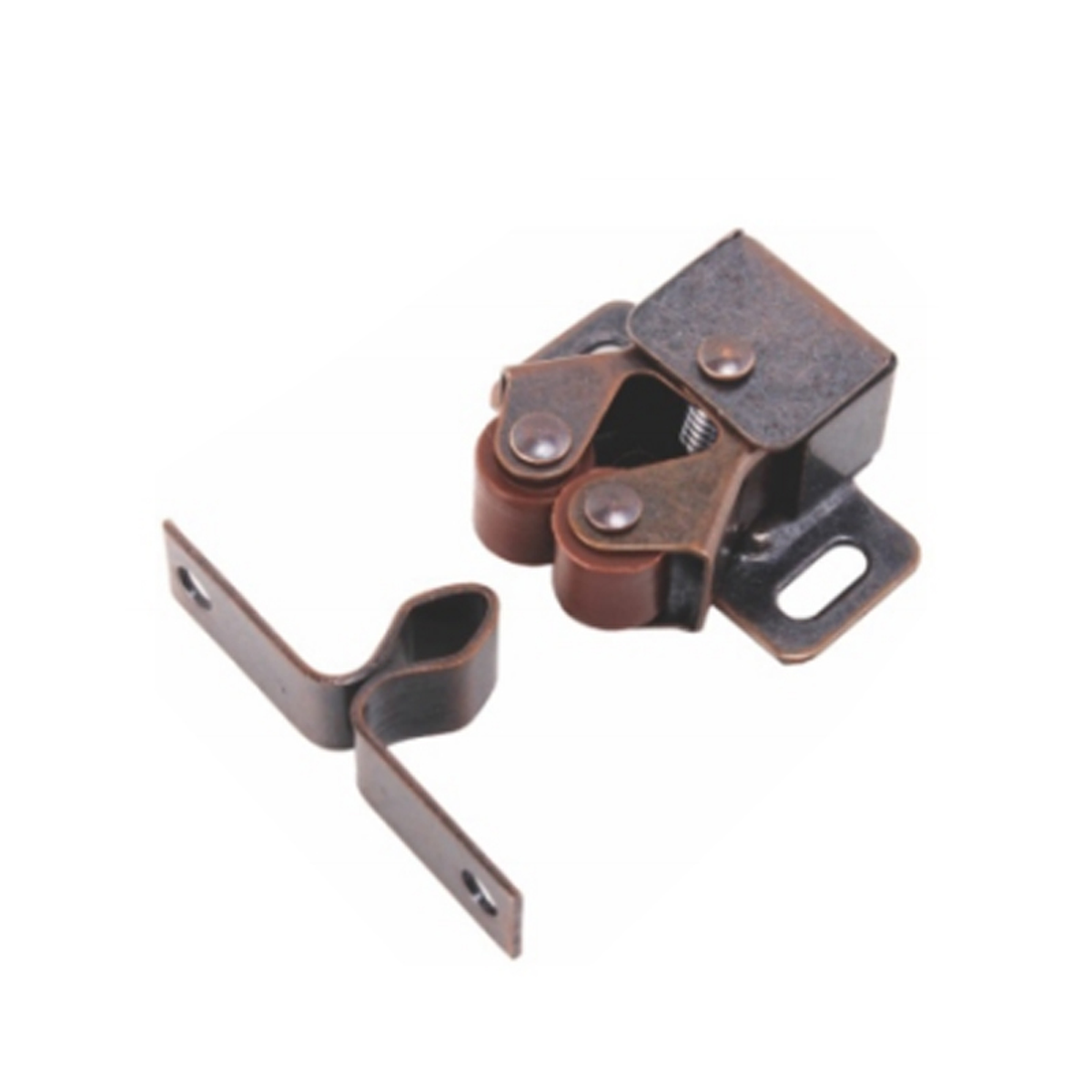 Seguro de puertas con doble rodillo