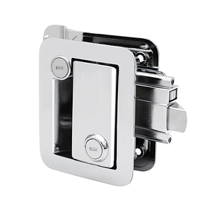 Cerradura chapa cromada para RV, Teardrop, Trailer, Casa Rodante, Motorhome