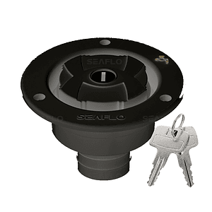 Entrada de Agua con llave color negro para casa rodante, camper, motorhome