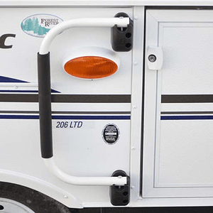 Manilla pasamanos de acceso para casa rodante, camper, motorhome blanca