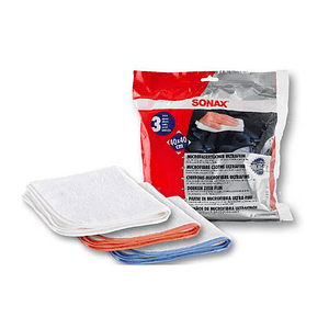 Set Paños Ultrafinos de Microfibra Sonax