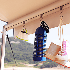 Gancho organizador tipo S para toldo