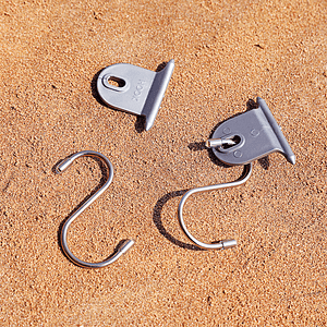 Gancho organizador tipo S para toldo