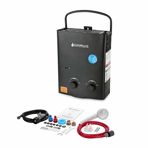 Calentador instantáneo de agua portátil 5L negro