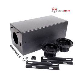 Caja para montaje acero inoxidable calefactor 12v Autoterm