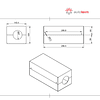 Caja para montaje acero inoxidable calefactor 12v Autoterm