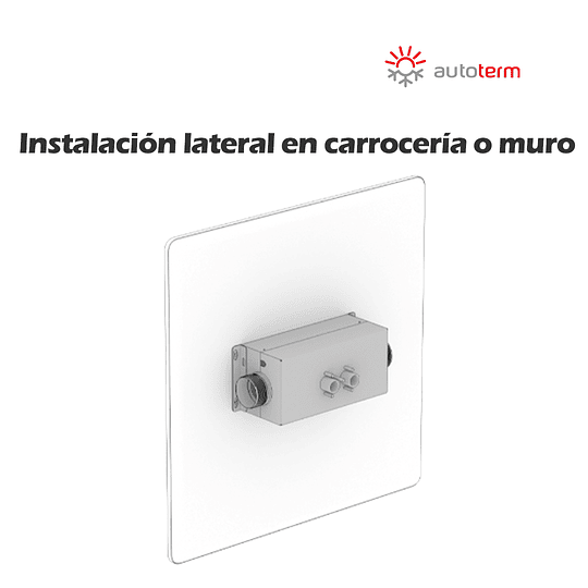 Caja para montaje acero inoxidable calefactor 12v Autoterm