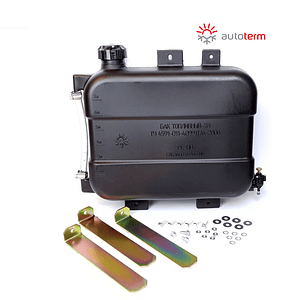 Estanque para combustible negro con válvula de cierre y kit de instalación 7 litros