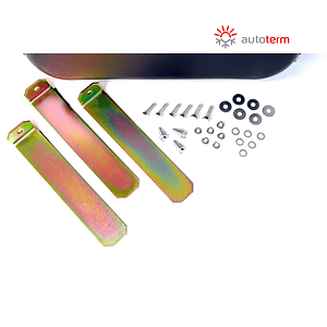 Estanque para combustible negro con válvula de cierre y kit de instalación 7 litros