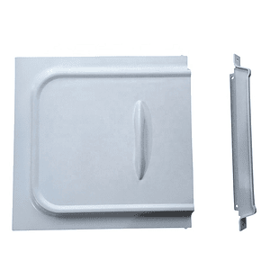 Tapa cubre cerradura deslizable para puerta interior