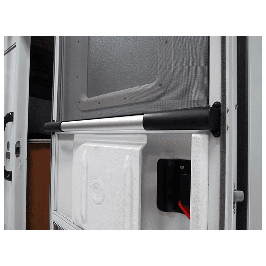 Barra transversal ajustable para puerta interior de casa rodante
