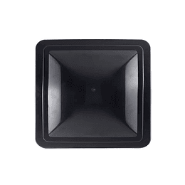 Tapa de claraboya tipo Ventline color negro 360x360 mm (14x14")