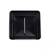 Tapa de claraboya tipo Ventline color negro 360x360 mm (14x14