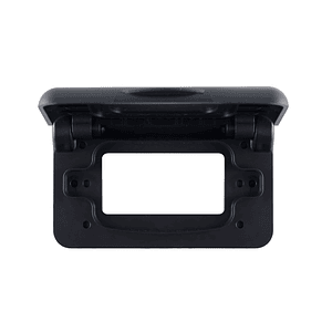 Tapa para caja eléctrica exterior negra
