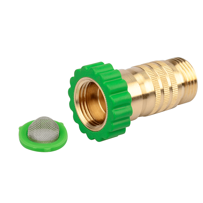 Conector con regulador de presión agua en bronce 1