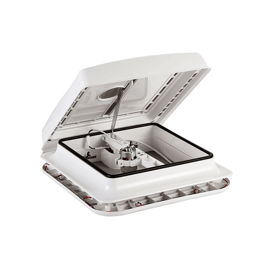 Claraboya 320x320mm con extractor, ventilador y luz led