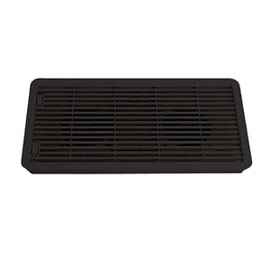 Ventilación para refrigerador color negro