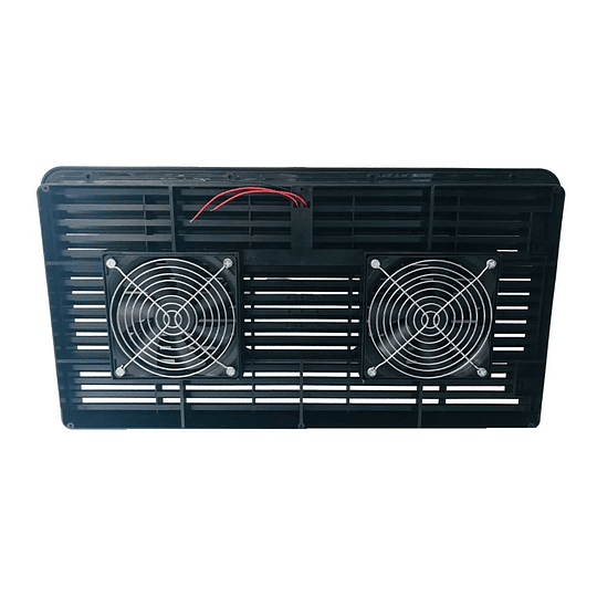 Ventilación negra para refrigerador con extractores 12V