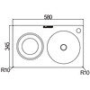 Combo Cocina a inducción (220V) y Lavaplato con base de vidrio templado