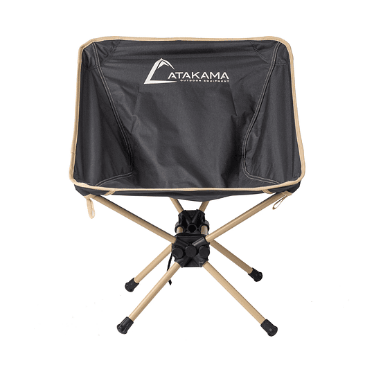 Silla Camping Láscar gris/beige