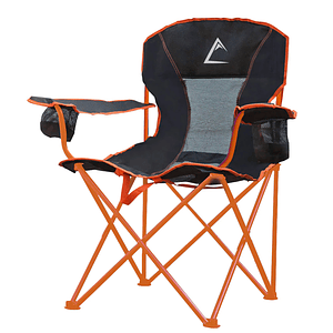 Silla Camping Llaima XL gris/naranjo
