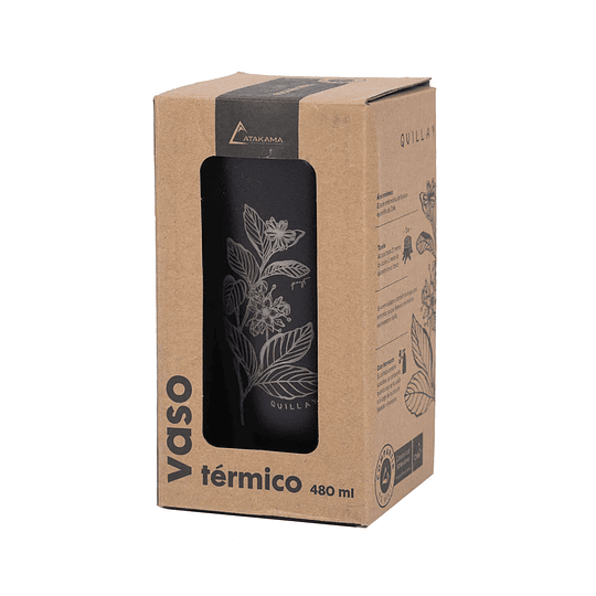 Vaso Térmico negro Quillay 480ml