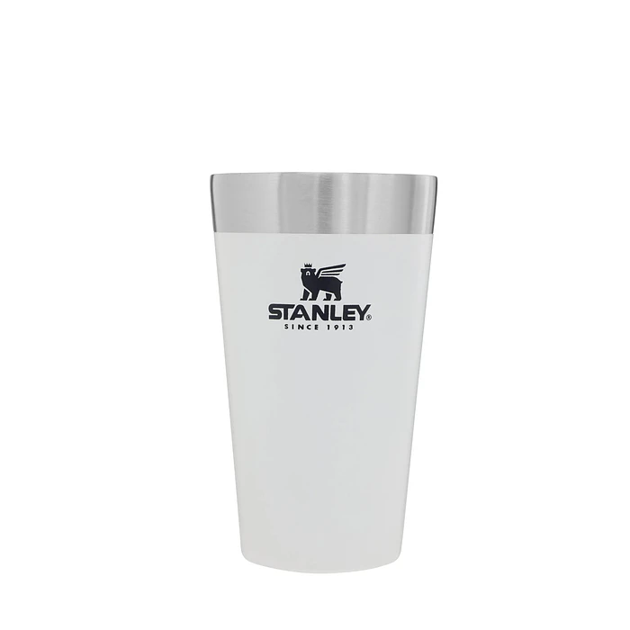 Logo Brands Washington Pint-Glas 473 Ml | Gestreift, Robustes Glas Für Bier, Limo & Mehr