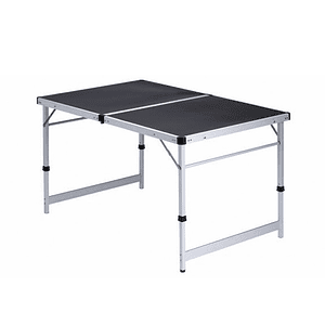 Mesa aluminio plegable Isabella 80x120cm altura regulable