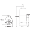 Bomba de Agua Sumergible 16 L/min