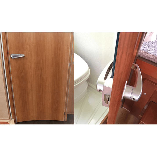 Cerradura simple con doble manilla para puerta