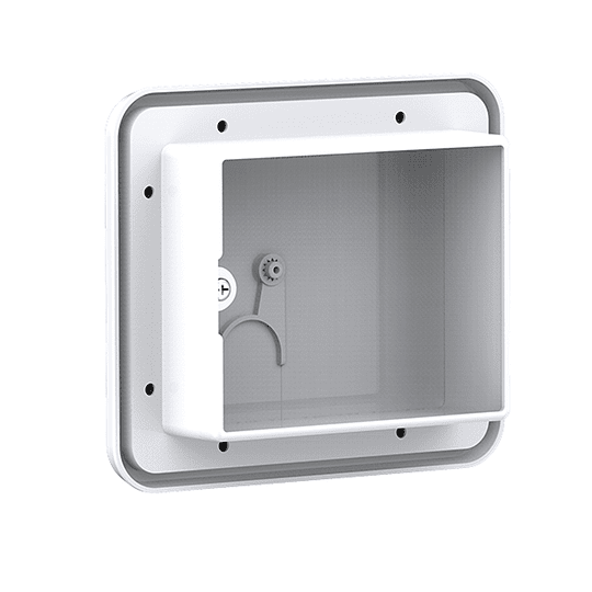 Compuerta grande para cable tomacorriente exterior 30-50amp 220V blanca SEAFLO