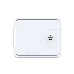 Compuerta grande para cable tomacorriente exterior 30-50amp 220V blanca SEAFLO