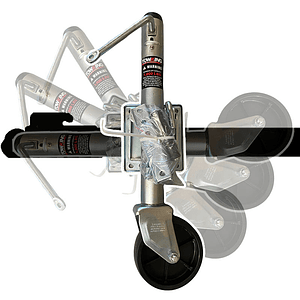 Rueda maniobra lanza pivoteable 1000 lb