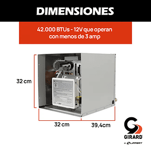 Calefont Instantáneo para casa rodante, motorhome, camper, bote